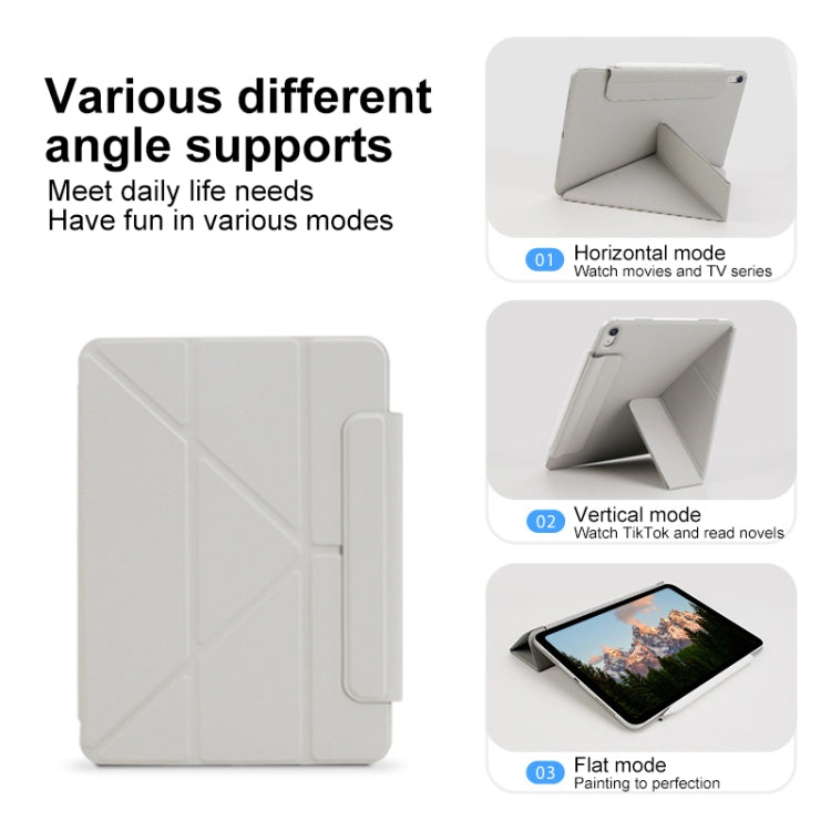 For iPad Pro 11 2024 Y-Shape Double-sided Clip Magnetic Smart Tablet Case(Purple) - iPad Pro 11 2024 Cases by PMC TechLife | Online Shopping South Africa | PMC TechLife | Buy Now Pay Later Mobicred
