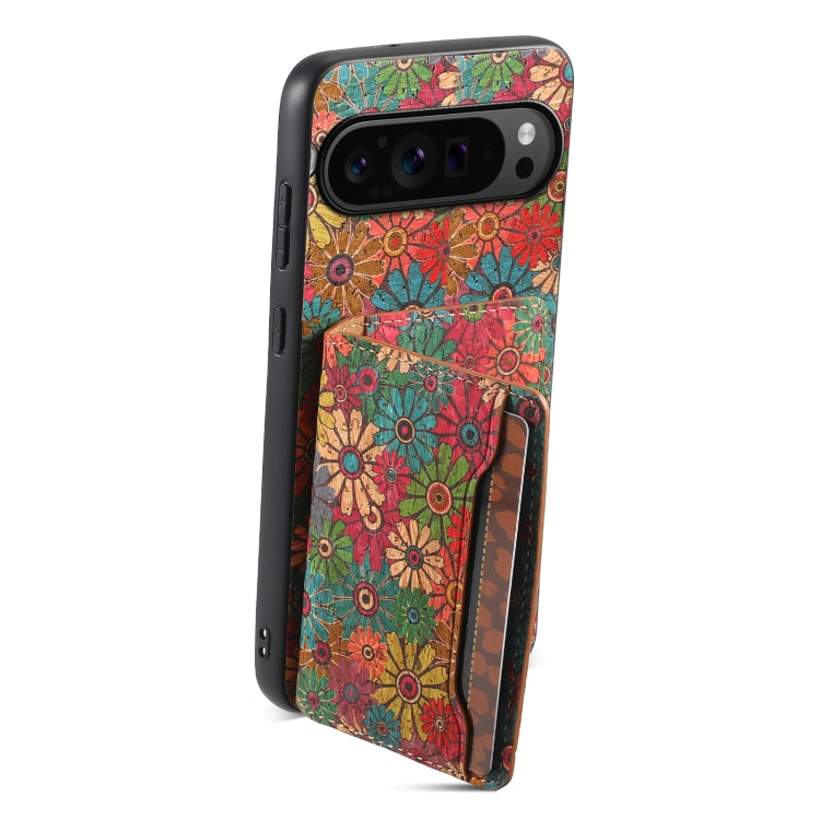 For Google Pixel 9 Pro Card Slot Holder Phone Case(Spring Green) - Google Cases by PMC TechLife | Online Shopping South Africa | PMC TechLife | Buy Now Pay Later Mobicred
