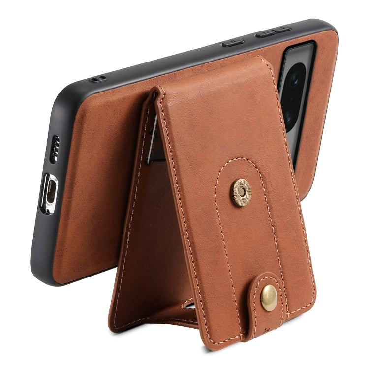 For Google Pixel 7 5G Denior D14 NK Retro Pattern MagSafe Magnetic Card Holder Leather Phone Case(Brown) - free shipping - PMC TechLife - Order now!