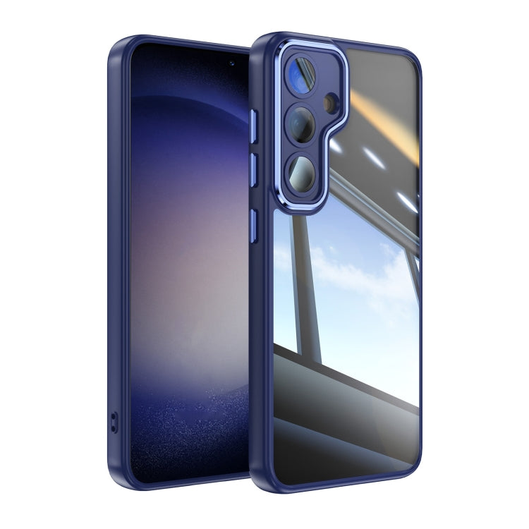For Samsung Galaxy S25+ 5G Acrylic Hybrid TPU Armor Shockproof Phone Case(Blue) - Galaxy S25+ 5G Cases by PMC Jewellery | Online Shopping South Africa | PMC Jewellery | Buy Now Pay Later Mobicred