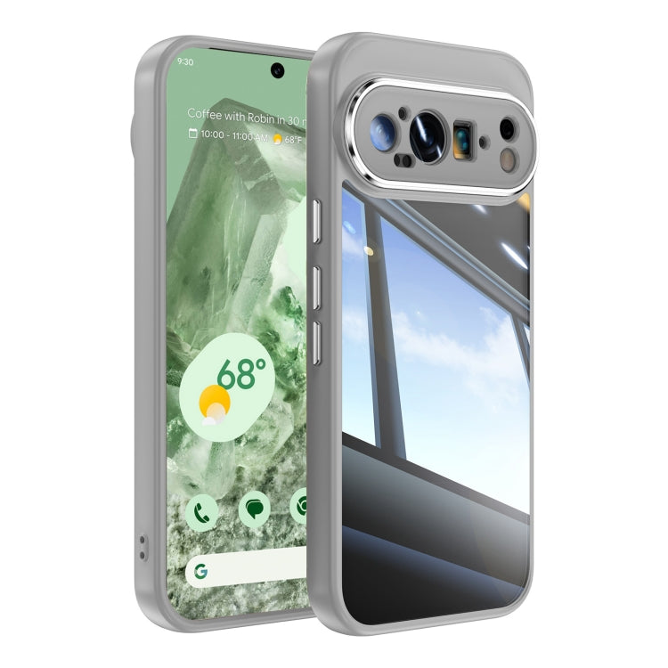 For Google Pixel 9 Acrylic Hybrid TPU Armor Shockproof Phone Case(Grey) - free shipping - PMC TechLife - Order now!