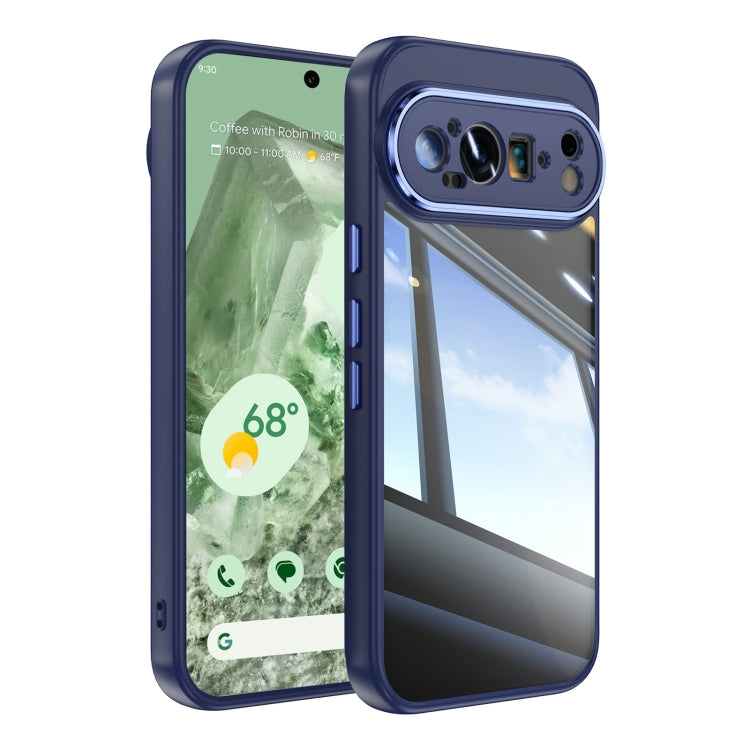 For Google Pixel 9 / 9 Pro Acrylic Hybrid TPU Armor Shockproof Phone Case(Blue) - Google Cases by PMC Jewellery | Online Shopping South Africa | PMC Jewellery | Buy Now Pay Later Mobicred