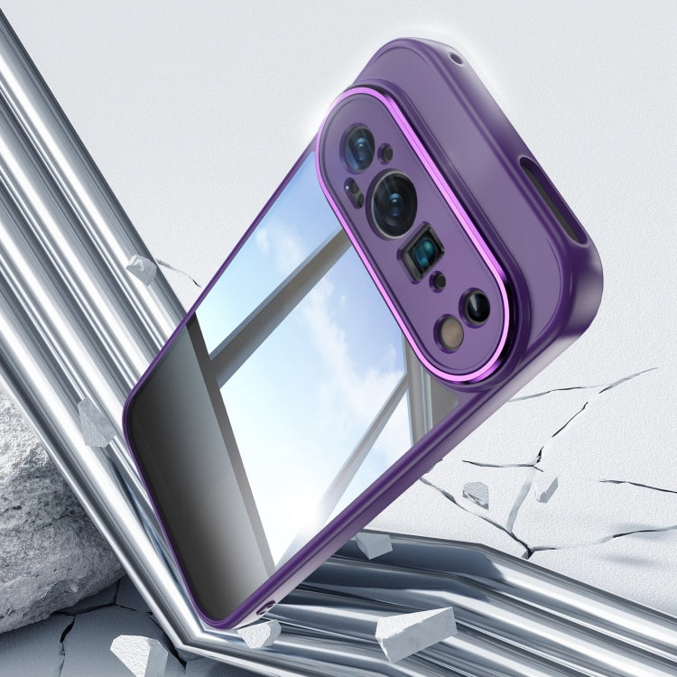 For Google Pixel 9 Acrylic Hybrid TPU Armor Shockproof Phone Case(Purple) - free shipping - PMC TechLife - Order now!