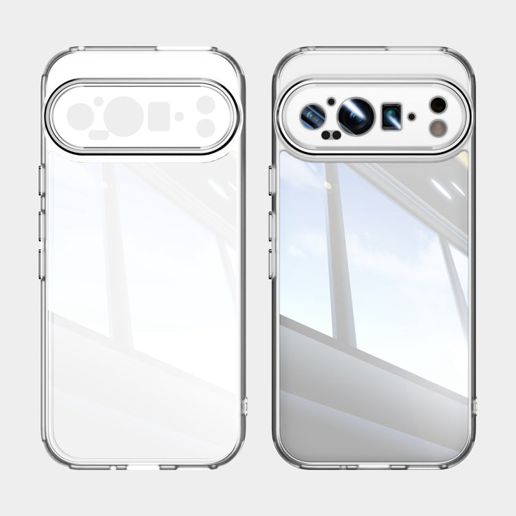 For Google Pixel 9 Pro XL Acrylic Hybrid TPU Armor Shockproof Phone Case(Transparent) - Google Cases by PMC TechLife | Online Shopping South Africa | PMC TechLife | Buy Now Pay Later Mobicred