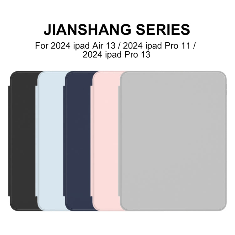 For iPad Pro 11 2024 Mutural Jianshang Series Smart Leather Tablet Case(Dark Blue) - free shipping - PMC TechLife - Order now!
