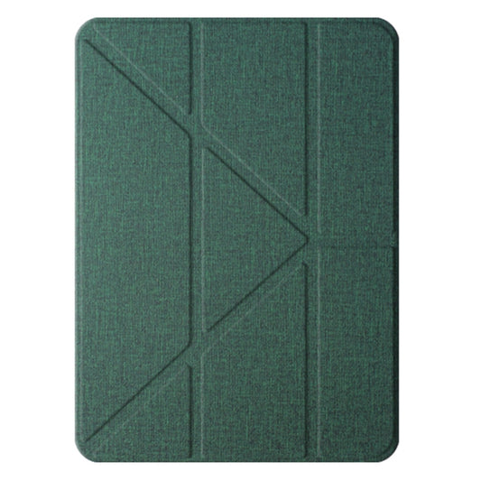 For iPad Pro 13 2024 Mutural Multi-fold Smart Leather Tablet Case(Green) - iPad Pro 13 2024 Cases by Mutural | Online Shopping South Africa | PMC Jewellery | Buy Now Pay Later Mobicred