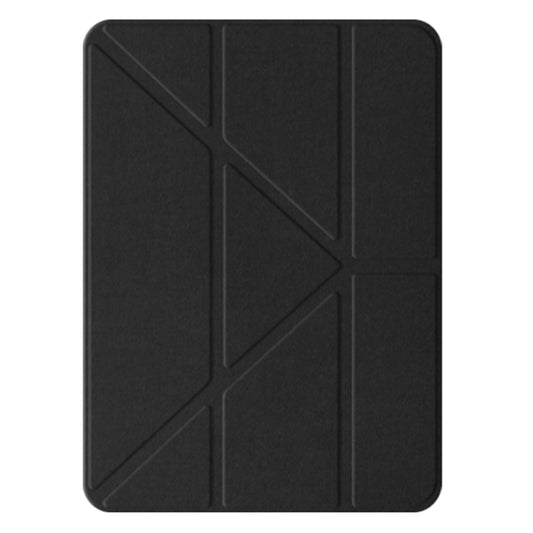 For iPad Air 13 2024 Mutural Multi-fold Smart Leather Tablet Case(Black) - iPad Air 13 2024 Cases by Mutural | Online Shopping South Africa | PMC Jewellery | Buy Now Pay Later Mobicred