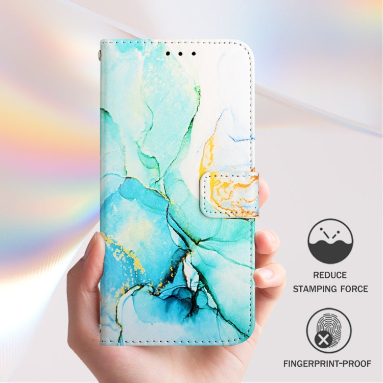 For Google Pixel 9 Pro XL PT003 Marble Pattern Flip Leather Phone Case(Green) - Google Cases by PMC TechLife | Online Shopping South Africa | PMC TechLife | Buy Now Pay Later Mobicred