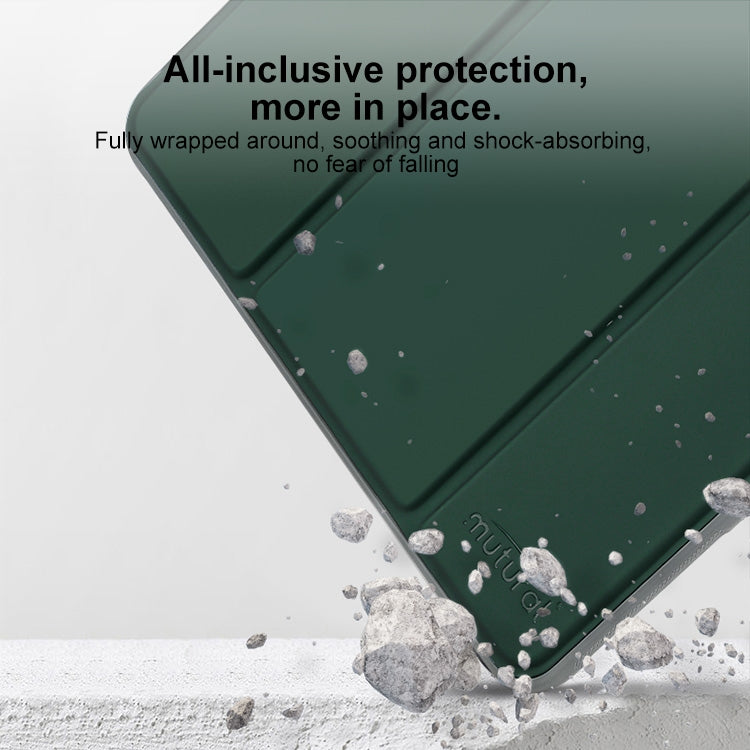 For iPad Pro 13 2024 Mutural PC Hybrid TPU Leather Smart Tablet Case(Red) - free shipping - PMC TechLife - Order now!