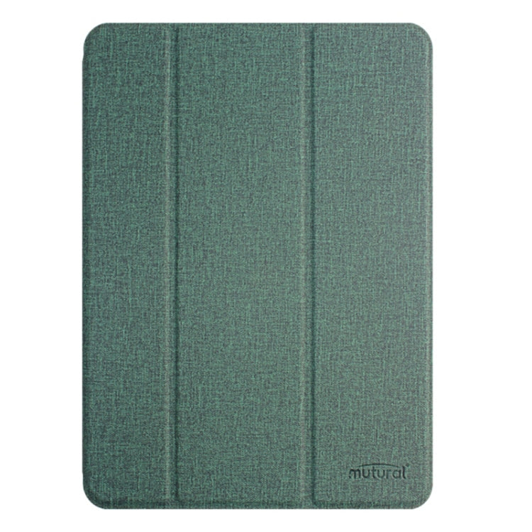 For iPad Air 13 2024 Mutural YASHI Series Tablet Leather Smart Case(Green) - More iPad Cases by Mutural | Online Shopping South Africa | PMC Jewellery | Buy Now Pay Later Mobicred