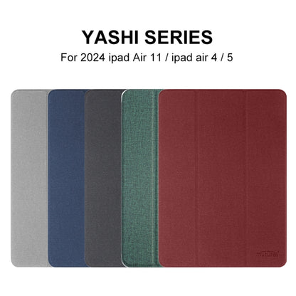 For iPad Pro 13 2024 Mutural YASHI Series Tablet Leather Smart Case(Blue) - iPad Pro 13 2024 Cases by Mutural | Online Shopping South Africa | PMC Jewellery | Buy Now Pay Later Mobicred