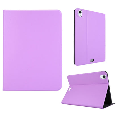 For iPad Air 13 2024 Stretch Voltage Plain Leather Smart Tablet Case(Purple) - iPad Air 13 2024 Cases by PMC Jewellery | Online Shopping South Africa | PMC Jewellery | Buy Now Pay Later Mobicred