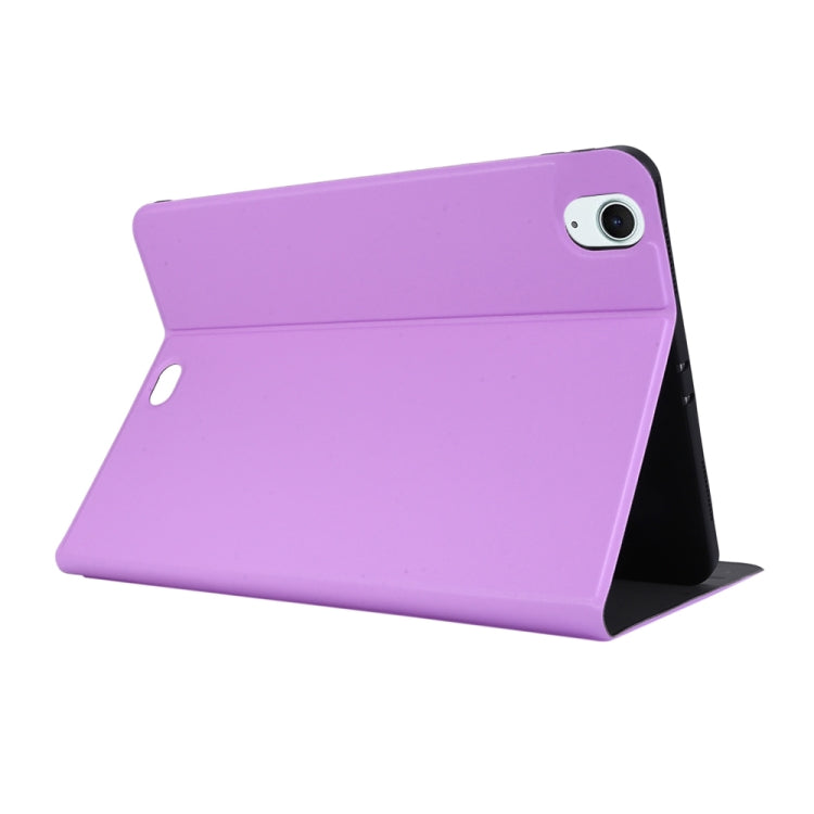 For iPad Air 13 2024 Stretch Voltage Plain Leather Smart Tablet Case(Purple) - iPad Air 13 2024 Cases by PMC Jewellery | Online Shopping South Africa | PMC Jewellery | Buy Now Pay Later Mobicred