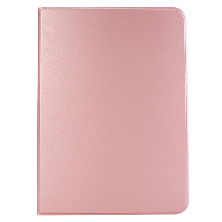 For iPad Air 11 2024 Stretch Voltage Plain Leather Smart Tablet Case(Rose Gold) - iPad Air 11 2024 Cases by PMC Jewellery | Online Shopping South Africa | PMC Jewellery | Buy Now Pay Later Mobicred