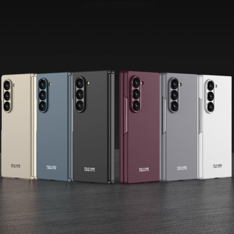 For Samsung Galaxy Z Fold6 GKK Integrated Ultra-thin Full Coverage Protective Case(Silver) - free shipping - PMC Jewellery - Order now!