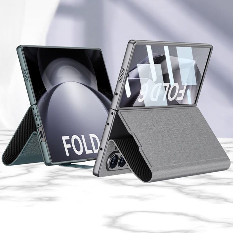 For Samsung Galaxy Z Fold6 GKK Integrated Flip Leather Phone Case(Green) - free shipping - PMC Jewellery - Order now!