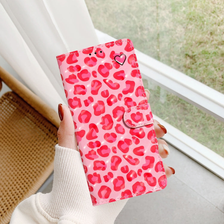 For Motorola Moto G Stylus 5G 2024 3D Pattern Leather Phone Case(Pink Leopard Print) - Motorola Cases by PMC Jewellery | Online Shopping South Africa | PMC Jewellery | Buy Now Pay Later Mobicred