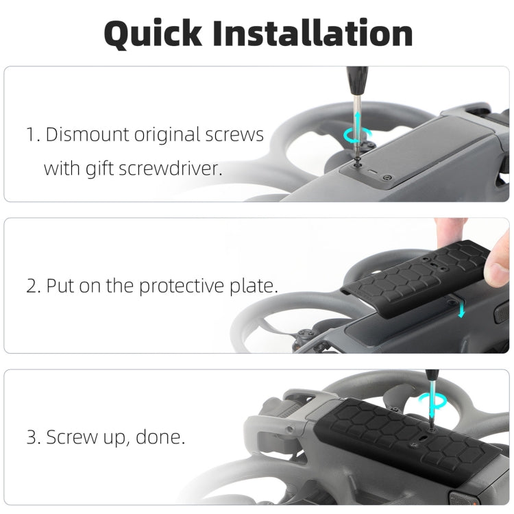 For DJI Avata 2 Sunnylife Drone Anti-Collision Protective Cover Back Plate(Blue) - Other by Sunnylife | Online Shopping South Africa | PMC TechLife | Buy Now Pay Later Mobicred