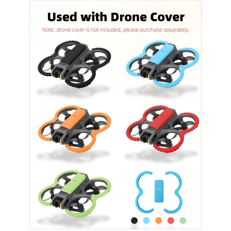 For DJI Avata 2 Sunnylife Drone Anti-Collision Protective Cover Propeller Ring Stripes(Orange) -  by Sunnylife | Online Shopping South Africa | PMC Jewellery | Buy Now Pay Later Mobicred