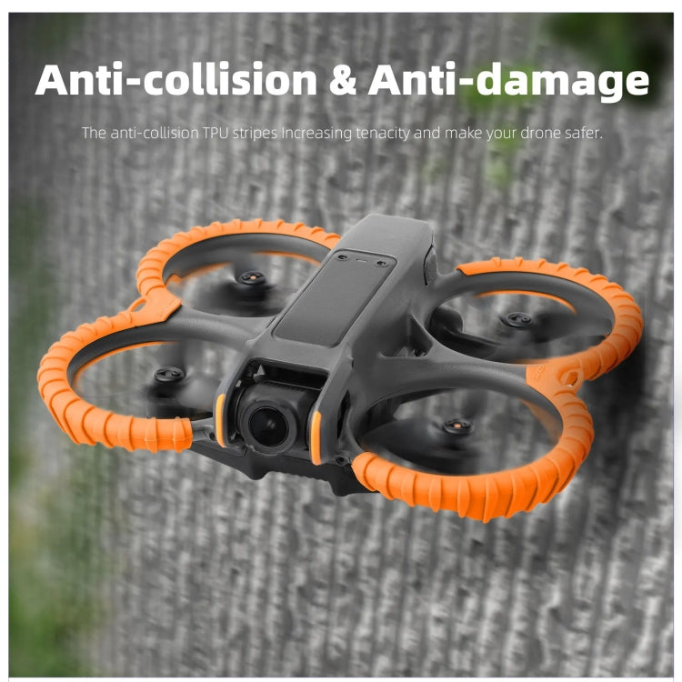 For DJI Avata 2 Sunnylife Drone Anti-Collision Protective Cover Combo Case Kit(Orange) -  by Sunnylife | Online Shopping South Africa | PMC Jewellery | Buy Now Pay Later Mobicred