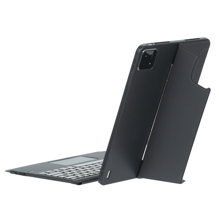 For Xiaomi Pad 6S Pro 12.4 T0N10-AS Detachable Rotating Backlit Touch Bluetooth Keyboard Case(Black) - Xiaomi Keyboard by PMC TechLife | Online Shopping South Africa | PMC TechLife | Buy Now Pay Later Mobicred