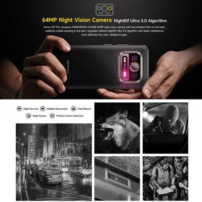 Ulefone Armor 25T Pro Rugged Phone, 6GB+256GB, Thermal Imaging, 6.78 inch Android 14 MediaTek Dimensity 6300 Octa Core, Network: 5G, NFC(Frost Black) - Ulefone by Ulefone | Online Shopping South Africa | PMC Jewellery | Buy Now Pay Later Mobicred