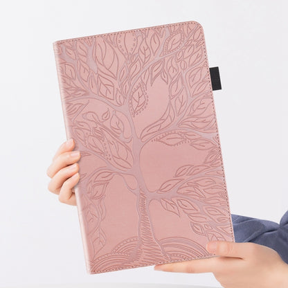 For iPad Pro 13 2024 Tree Life Series Embossed Smart Leather Tablet Case(Rose Gold) - iPad Pro 13 2024 Cases by PMC Jewellery | Online Shopping South Africa | PMC Jewellery | Buy Now Pay Later Mobicred