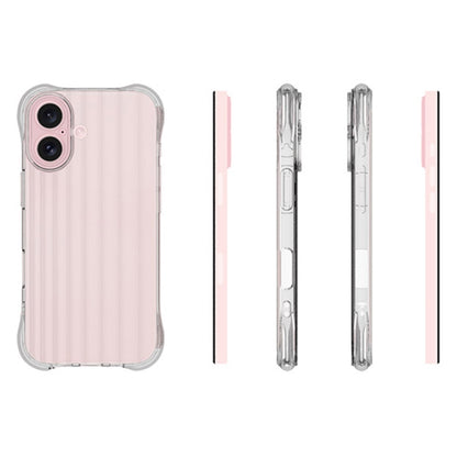 For iPhone 16 Plus Water Ripple Fine Hole TPU Phone Case(Transparent) - iPhone 16 Plus Cases by PMC Jewellery | Online Shopping South Africa | PMC Jewellery | Buy Now Pay Later Mobicred