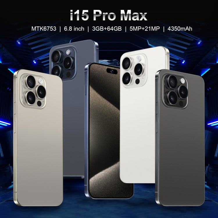VD1 / i15 Pro Max, 3GB+64GB, 6.8 inch Screen, Face Identification, Android 10.0 MTK6753 Octa Core, Network: 4G, Dual SIM(Blue) -  by PMC Jewellery | Online Shopping South Africa | PMC Jewellery | Buy Now Pay Later Mobicred
