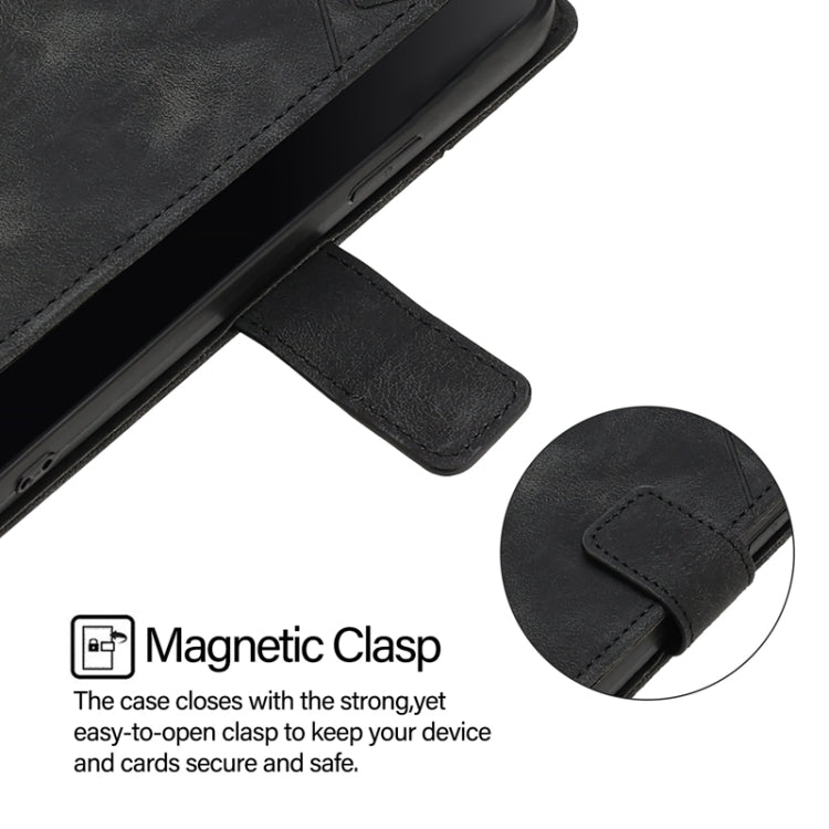 For Blackview A52 Skin Feel Embossed Leather Phone Case(Black) - free shipping - PMC TechLife - Order now!