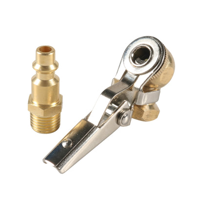 2pcs / Set Car 1/4NPT Brass American Style Pneumatic Chuck(Yellow) - Inflatable Pump by PMC Jewellery | Online Shopping South Africa | PMC Jewellery | Buy Now Pay Later Mobicred