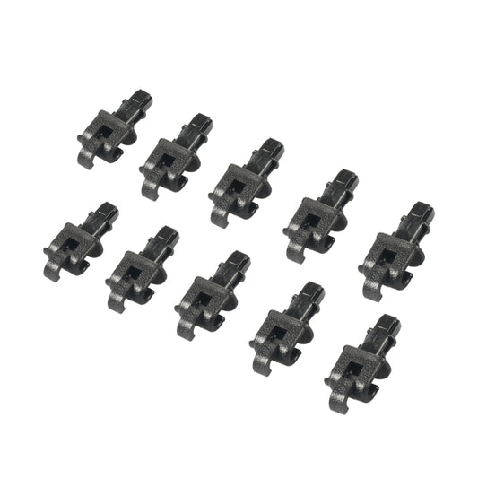 10pcs / Set Car Sun Visor Clip Hook for Honda Odyssey 2005-2010 83715-SHJ-A21ZA(Black) - Auto Fastener & Clips by PMC Jewellery | Online Shopping South Africa | PMC Jewellery | Buy Now Pay Later Mobicred