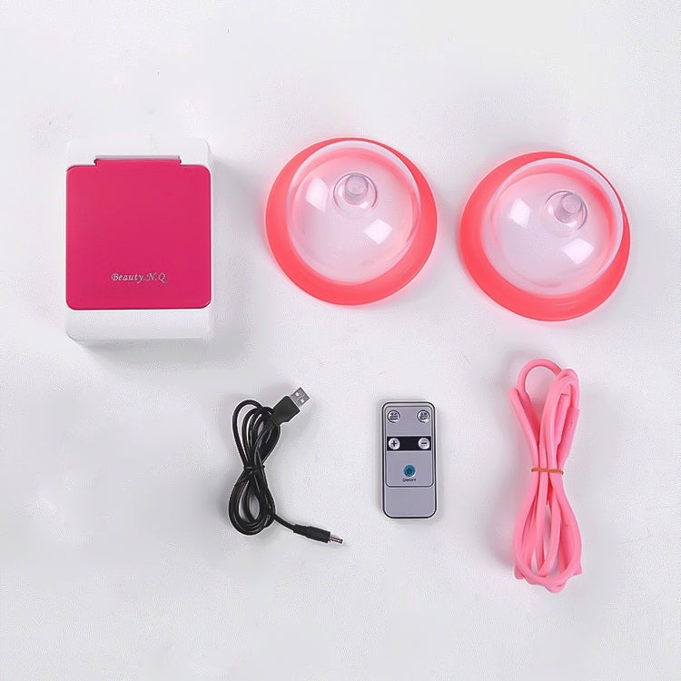 Portable USB Charging Chest Electric Massage Instrument, Style:Remote Control(A Cup) - free shipping - PMC TechLife - Order now!