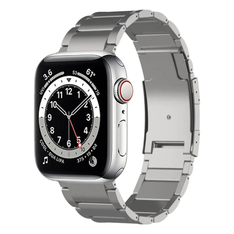 For Apple Watch Series 6 44mm Titanium Metal Watch Band(Silver) - free shipping - PMC TechLife - Order now!