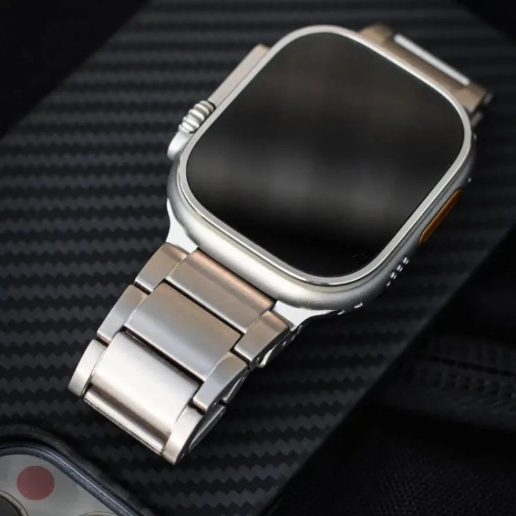 For Apple Watch Series 9 45mm Titanium Metal Watch Band(Silver) - free shipping - PMC TechLife - Order now!