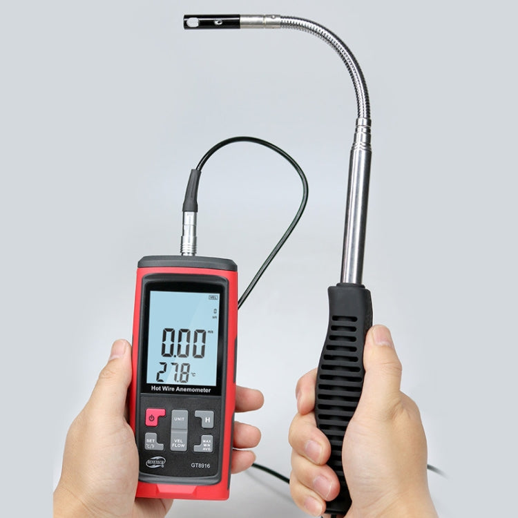 BENETECH GT8616 Handheld Digital LCD Hot Wire Anemometer - Tachometers & Anemometer by BENETECH | Online Shopping South Africa | PMC Jewellery | Buy Now Pay Later Mobicred