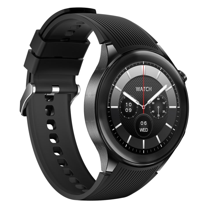 HD Watch X 1.43 inch IP68 BT5.3 Sport Smart Watch, Support Bluetooth Call / Sleep / Blood Oxygen / Heart Rate / Blood Pressure Health Monitor(Black Leather + Black Silicone Strap) - Smart Watches by PMC Jewellery | Online Shopping South Africa | PMC Jewellery | Buy Now Pay Later Mobicred