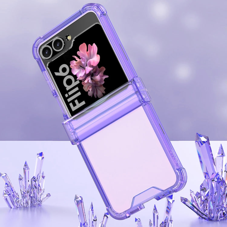 For Samsung Galaxy Z Flip6 / Flip7 FE GKK Airbag Hinge Full Coverage Phone Case with Tempered Film(Black) - free shipping - PMC Jewellery - Order now!