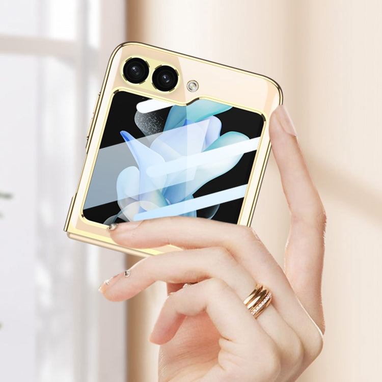 For Samsung Galaxy Z Flip6 / Flip7 FE GKK Integrated Electroplating Full Coverage Phone Case(Gold) - free shipping - PMC Jewellery - Order now!