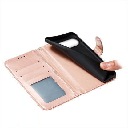 For Google Pixel 9 Pro Lace Flower Embossing Flip Leather Phone Case(Rose Gold) - Google Cases by PMC Jewellery | Online Shopping South Africa | PMC Jewellery | Buy Now Pay Later Mobicred