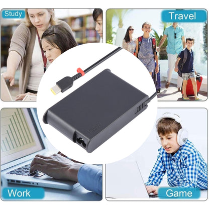 135W 20V 6.75A Laptop Notebook Power Adapter For Lenovo Big Square USB, Plug:EU Plug - For Lenovo by PMC Jewellery | Online Shopping South Africa | PMC Jewellery | Buy Now Pay Later Mobicred