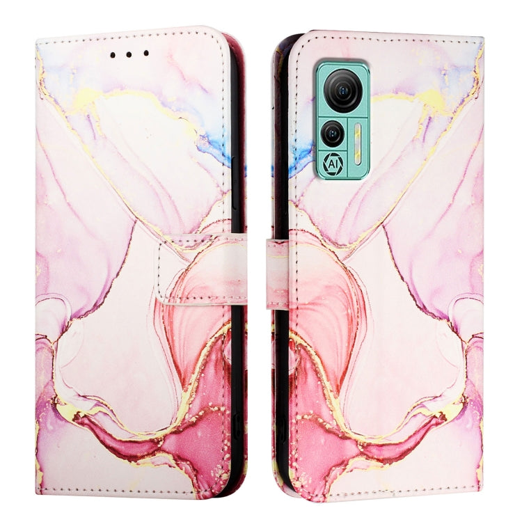 For Ulefone Note 14 PT003 Marble Pattern Flip Leather Phone Case(Rose Gold) - Ulefone Cases by PMC Jewellery | Online Shopping South Africa | PMC Jewellery | Buy Now Pay Later Mobicred