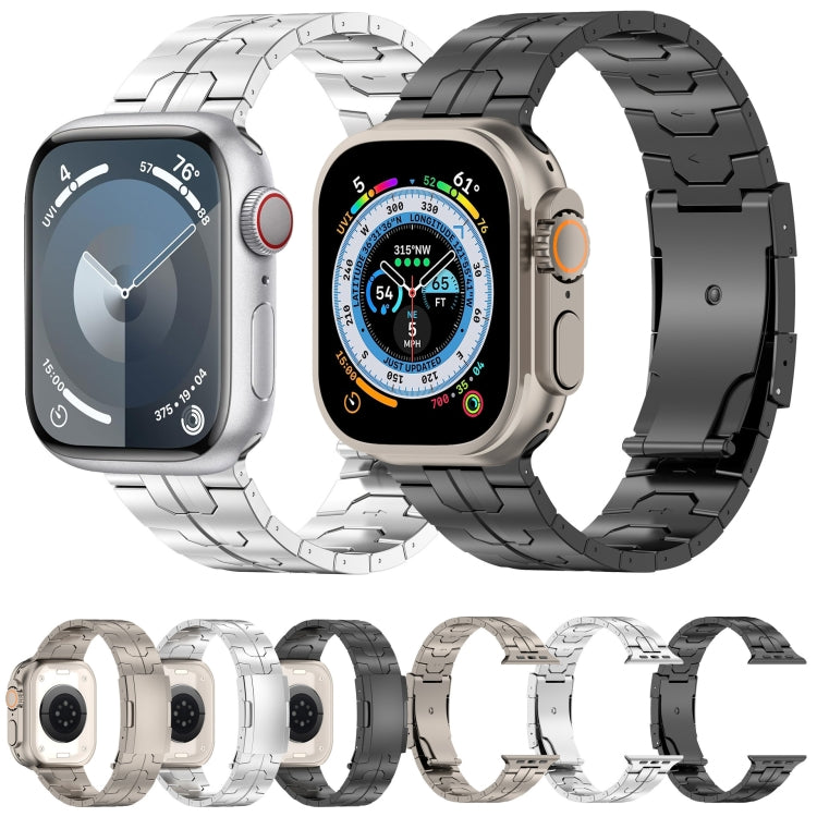 For Apple Watch Ultra 49mm Turtle Buckle Titanium Alloy Watch Band(Silver) - free shipping - PMC TechLife - Order now!