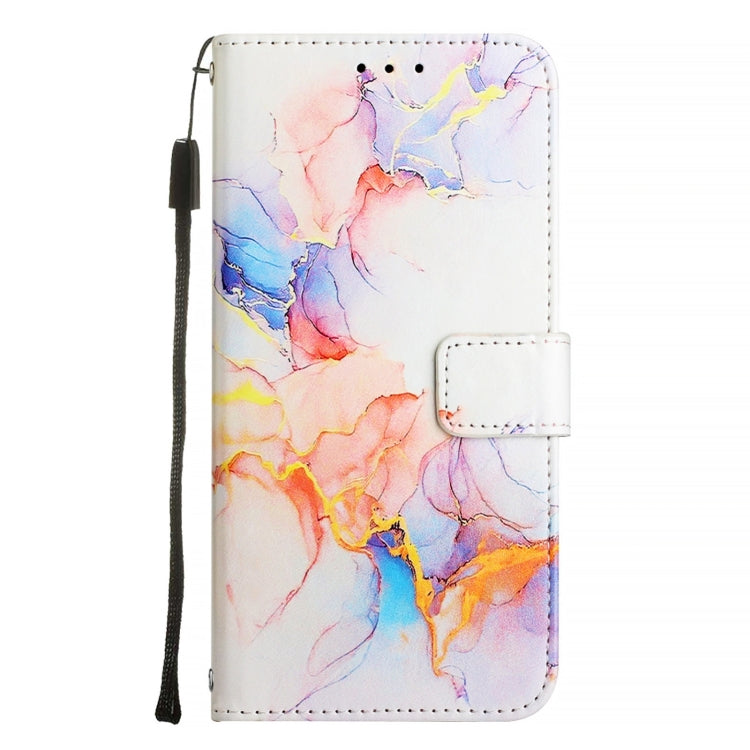 For Blackview A52 PT003 Marble Pattern Flip Leather Phone Case(Galaxy Marble White) - More Brand by PMC TechLife | Online Shopping South Africa | PMC TechLife | Buy Now Pay Later Mobicred