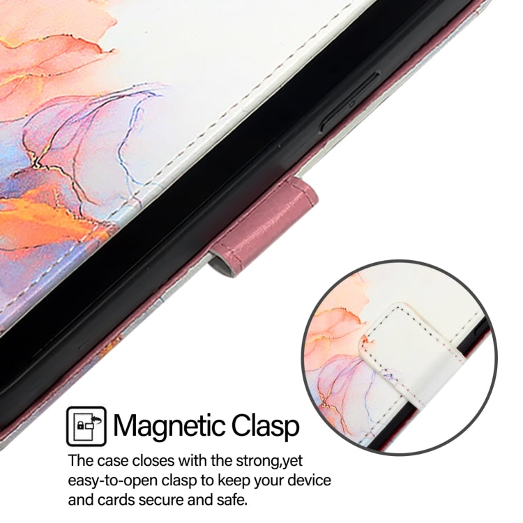 For Blackview Wave 6C PT003 Marble Pattern Flip Leather Phone Case(Galaxy Marble White) - More Brand by PMC TechLife | Online Shopping South Africa | PMC TechLife | Buy Now Pay Later Mobicred