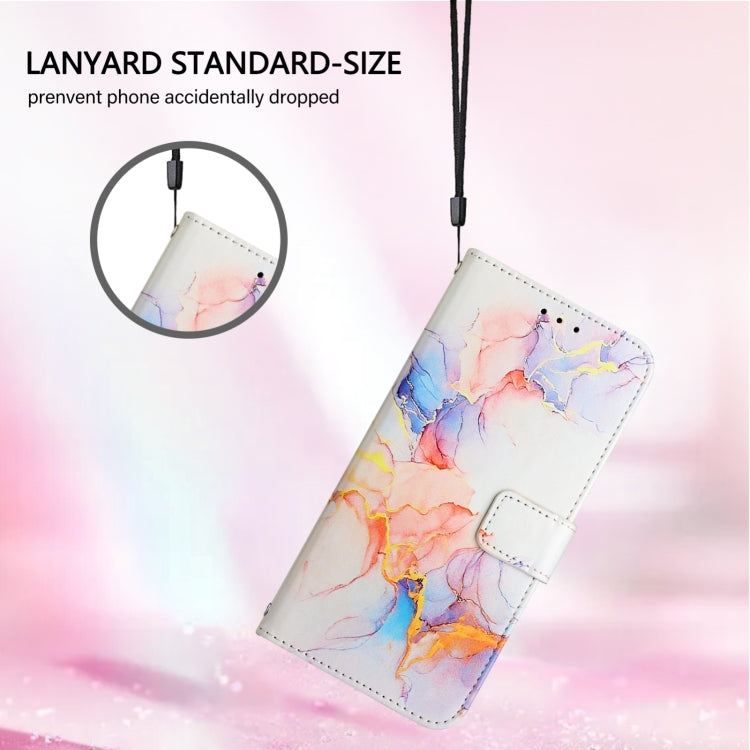 For Blackview Wave 6C PT003 Marble Pattern Flip Leather Phone Case(Galaxy Marble White) - More Brand by PMC TechLife | Online Shopping South Africa | PMC TechLife | Buy Now Pay Later Mobicred