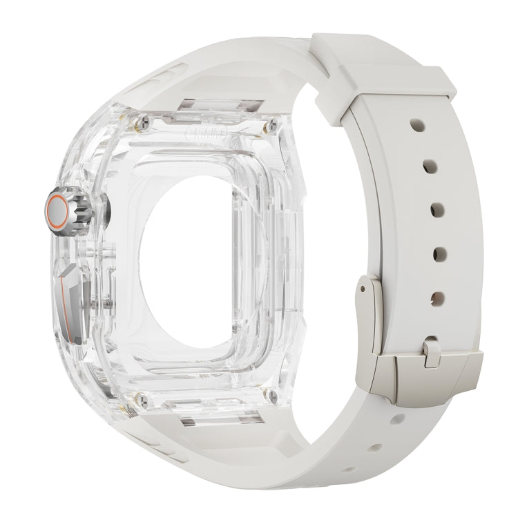 For Apple Watch Series 7 45mm Modified PC Hybrid TPU Watch Case Band(Starlight Transparent) - free shipping - PMc TechLife - Order now!