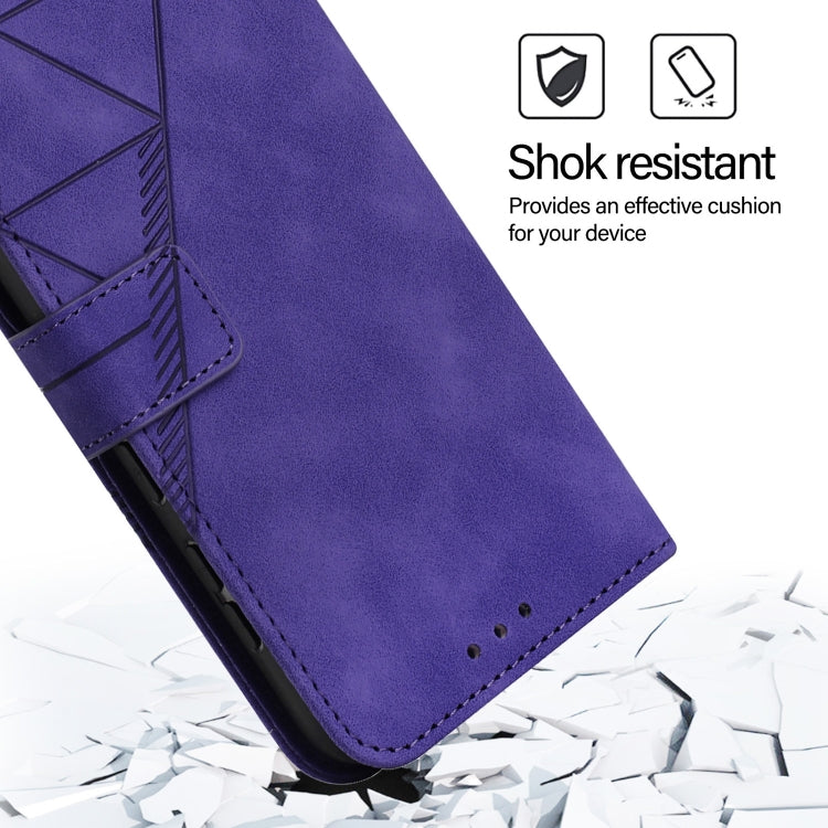 For Blackview A53 Crossbody 3D Embossed Flip Leather Phone Case(Purple) - More Brand by PMC TechLife | Online Shopping South Africa | PMC TechLife | Buy Now Pay Later Mobicred
