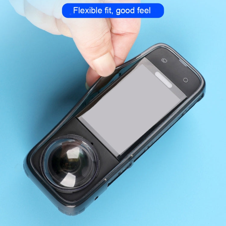 For Insta360 X4 Clear 1.5mm Soft TPU Protective Case Single Cover(Transperant) - Case & Bags by PMC TechLife | Online Shopping South Africa | PMC TechLife | Buy Now Pay Later Mobicred