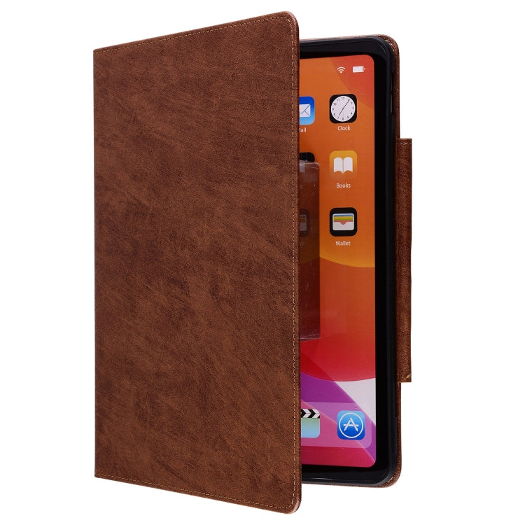 For Lenovo Tab M8 Cat Buckle Leather Tablet Case(Brown) - Lenovo by PMC TechLife | Online Shopping South Africa | PMC TechLife | Buy Now Pay Later Mobicred